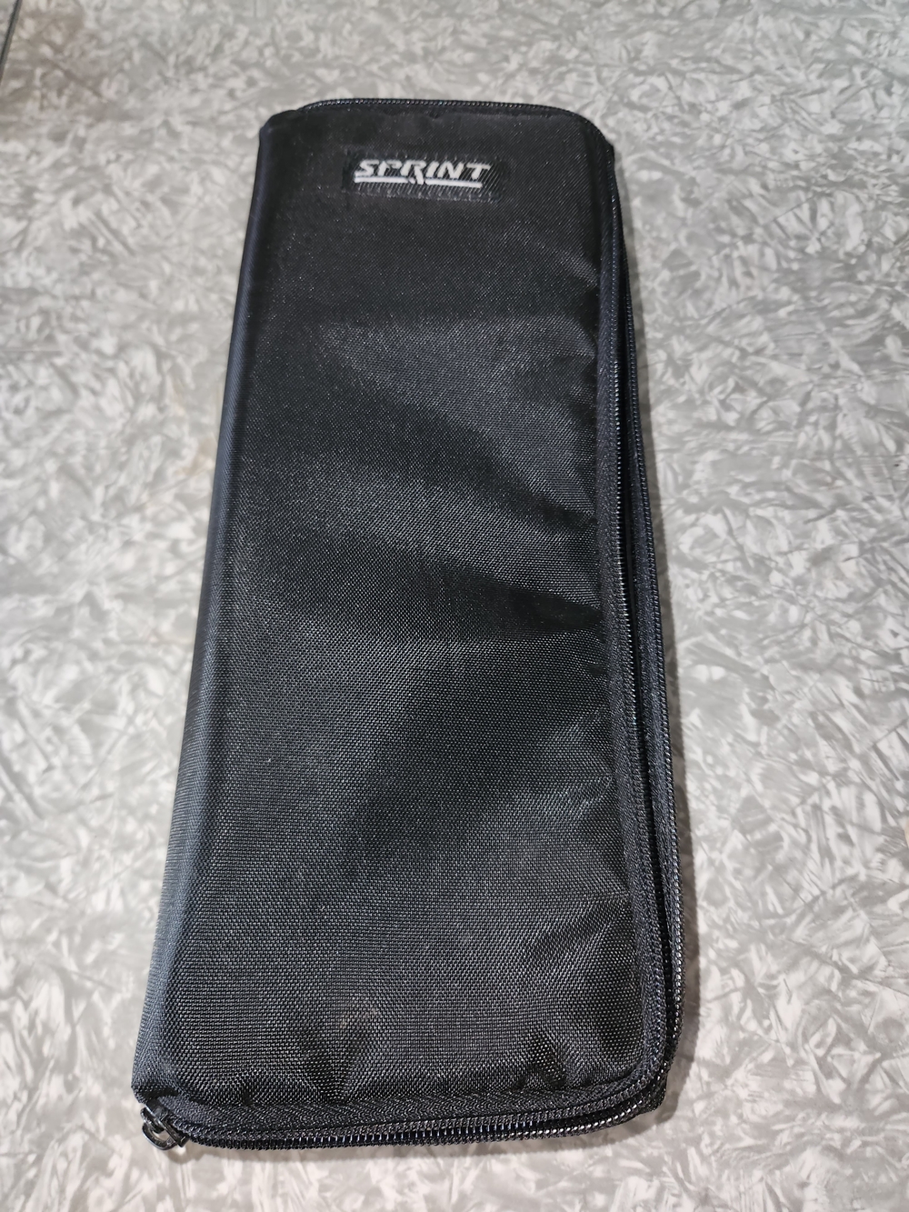 Black Zippered Electronics Accessory Case